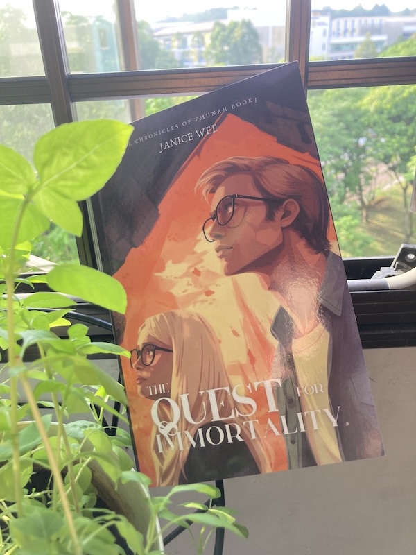The Quest For Immortality by Janice Wee. A high school cosy mystery with superpowers and talking animals.