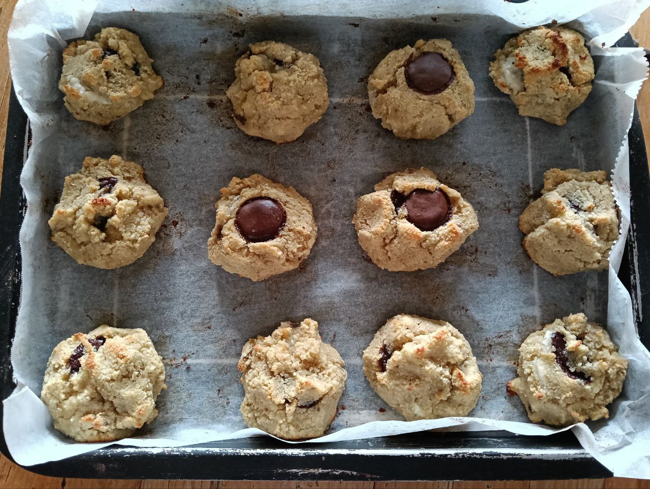 Banana chocolate scone recipe.